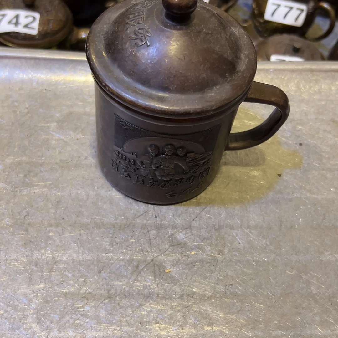 黄铜摆件，文房摆件