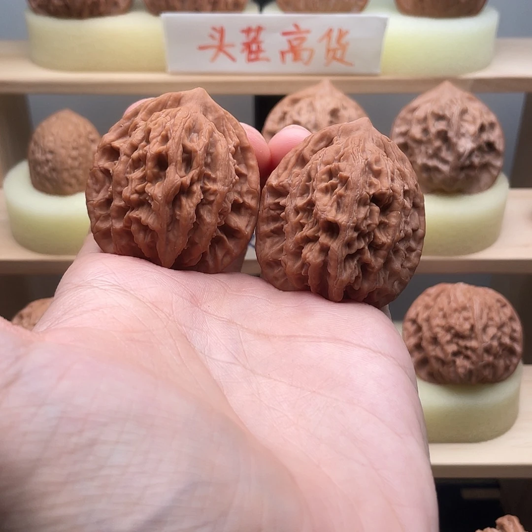 吊坠文玩核桃40.5全品虎头