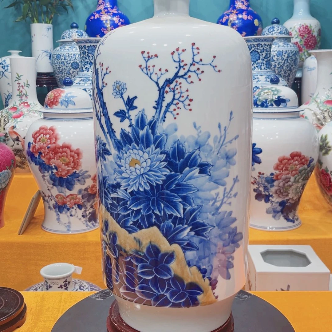 摆件景德镇陶瓷花瓶