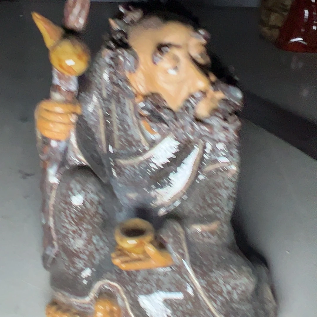 正宗岭南石湾盆放漏