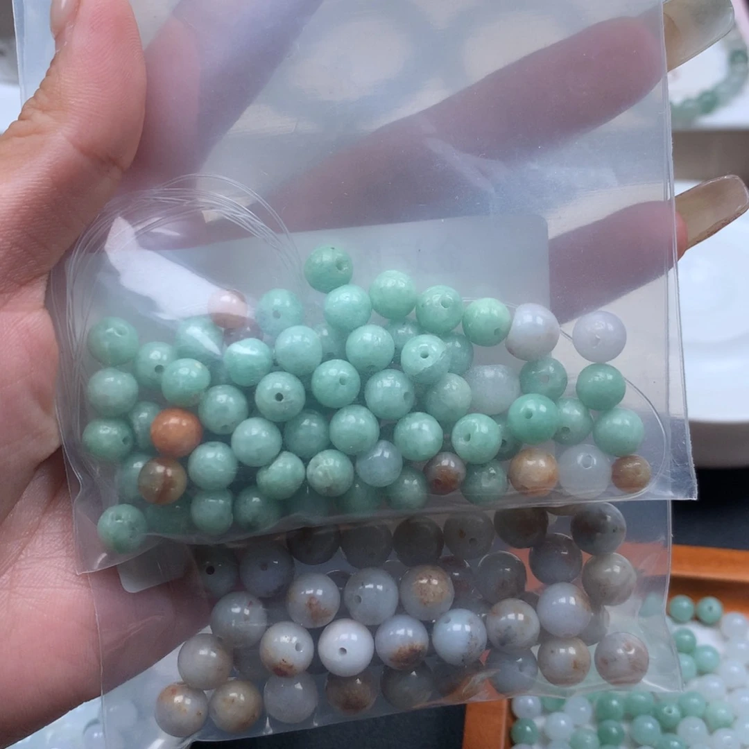 沐***未镶嵌手链翡翠翡翠圆珠