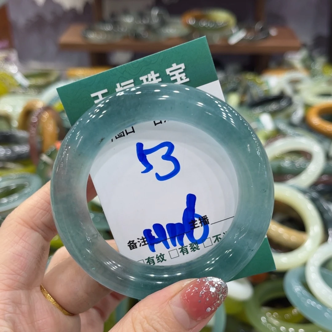 岫玉未镶嵌手镯手镯