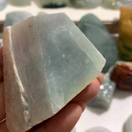 翡翠裸石翡翠边角料