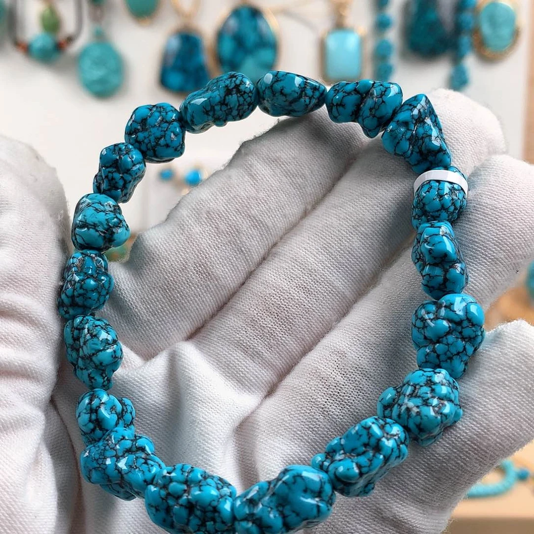 绿松石珠宝奇石未镶嵌