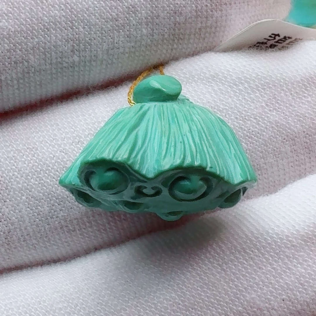 未镶嵌绿松石珠宝奇石精工好运连连