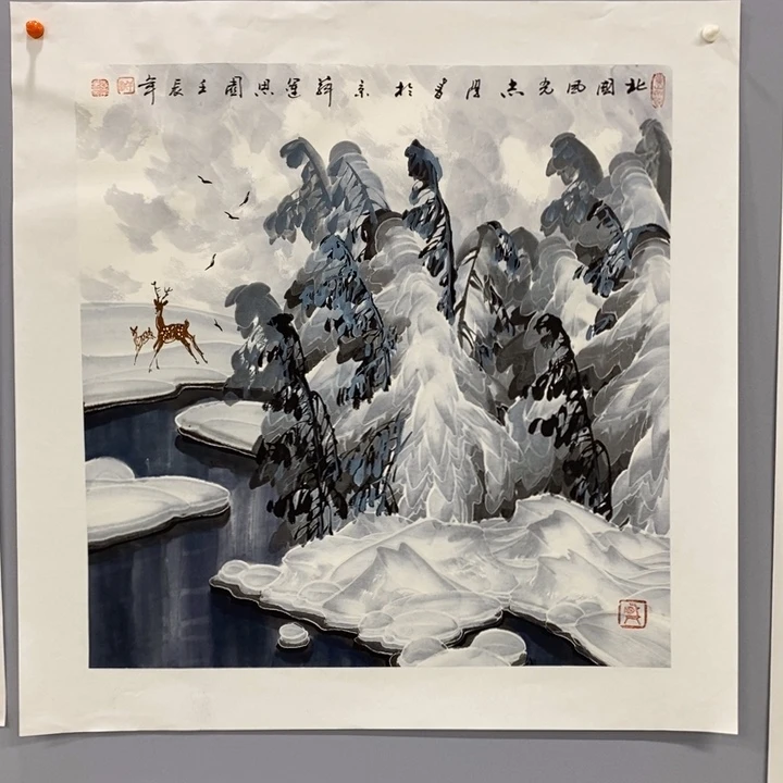 手绘作品等多种形式进行