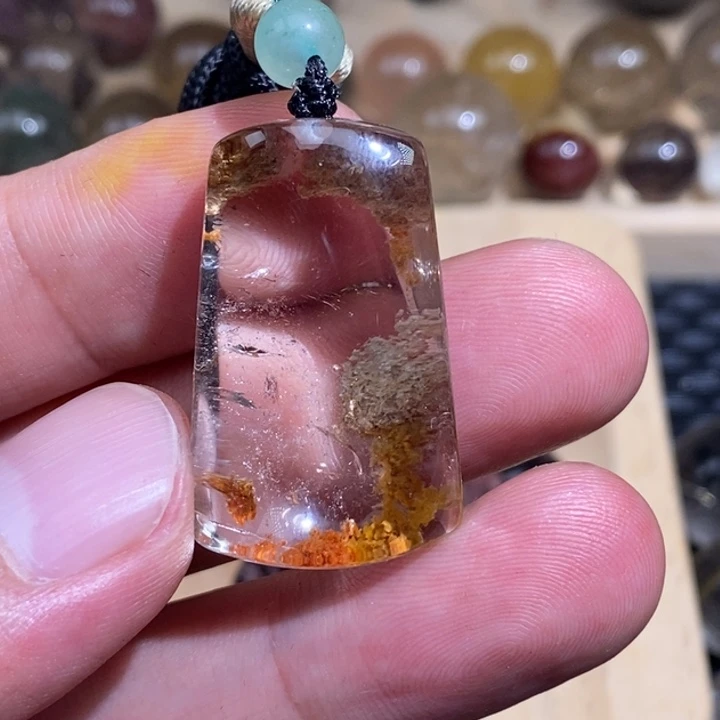 y****未镶嵌手链发晶天然水晶手串