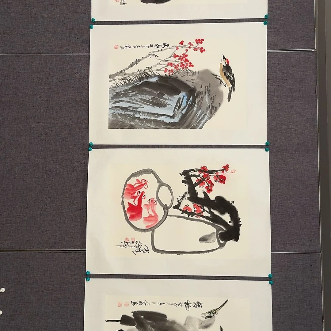 国画溥老师作品画作