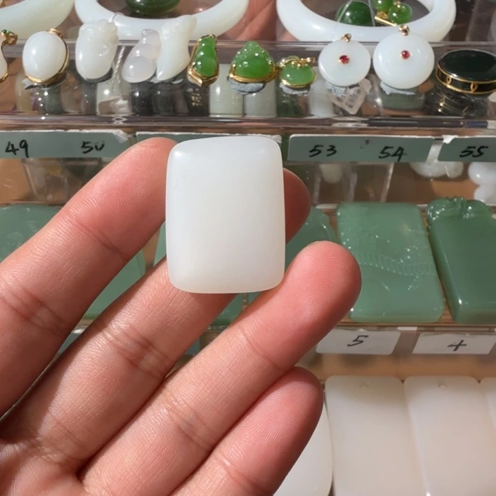 和田玉颈饰未镶嵌新疆和田玉方平安无事牌（活动价）