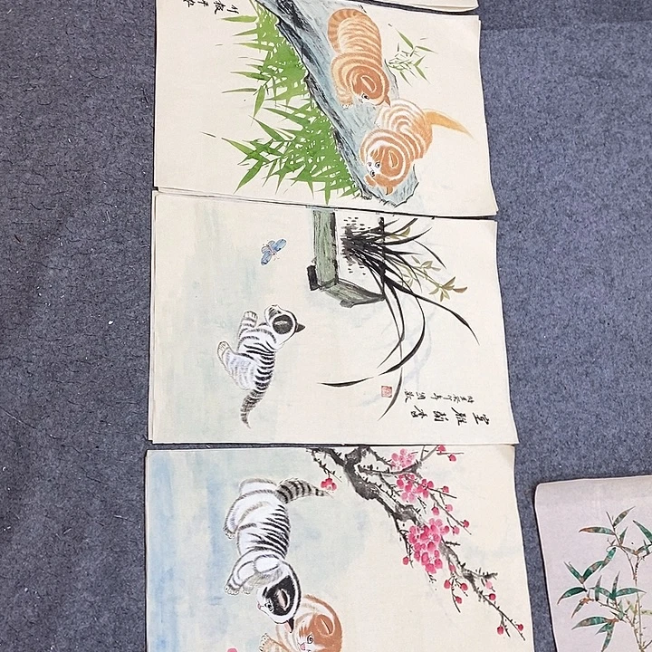 我***。竖款新中式装饰画