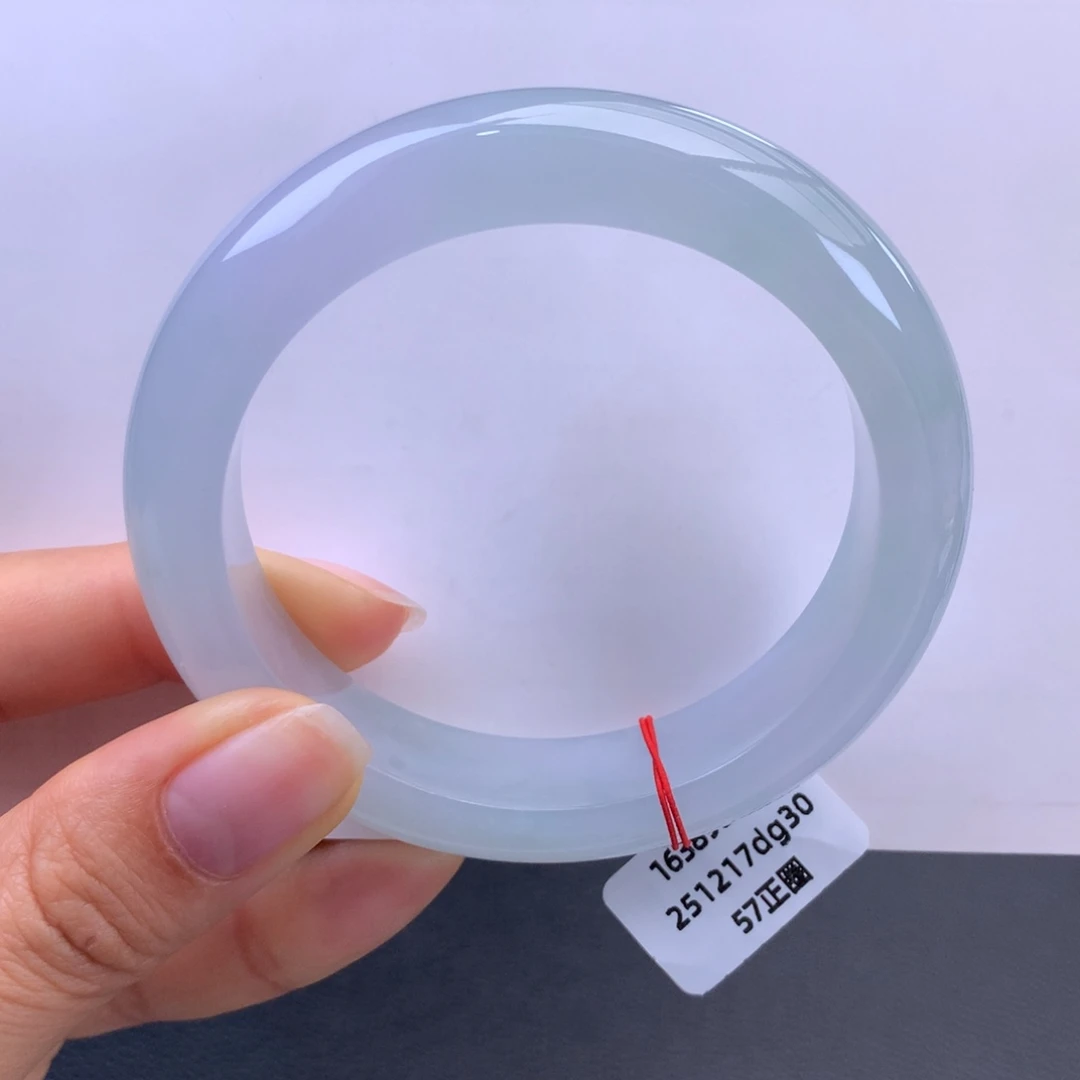 翡翠未镶嵌手镯冰胶种水手镯