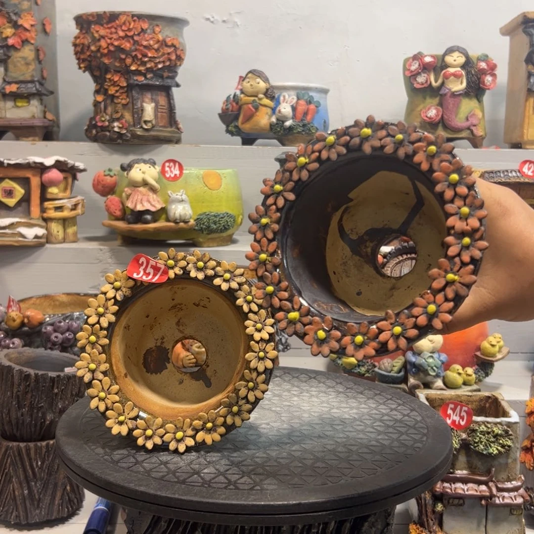 微瑕357 号陶然花盆厂家直销