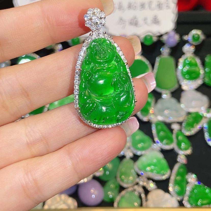 【闪购商品】颈饰未镶嵌翡翠天然翡翠