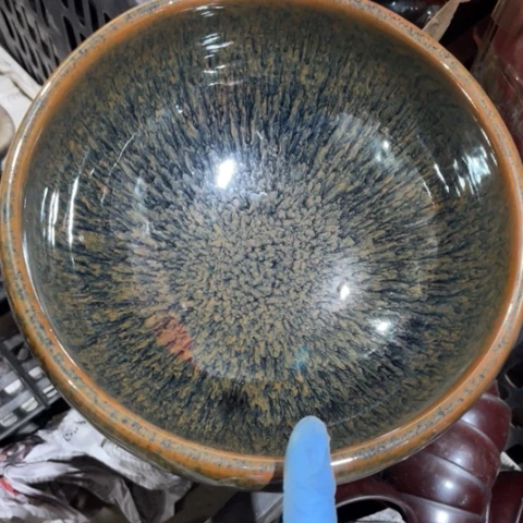 茶盏阿**?建阳建盏微瑕茶洗