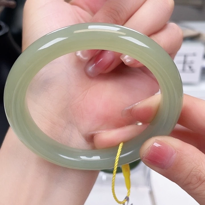 和田玉手镯5758未镶嵌