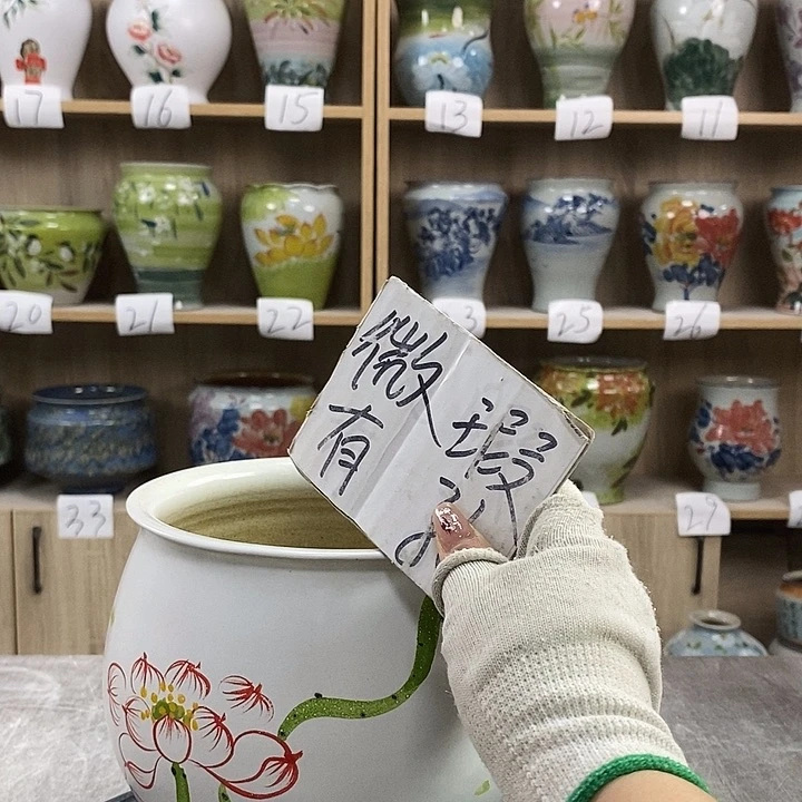 缸13xc景德镇陶瓷花盆