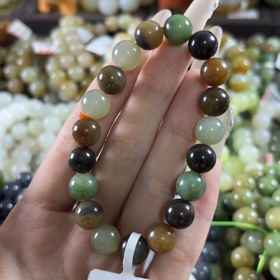 和田玉未镶嵌手链58