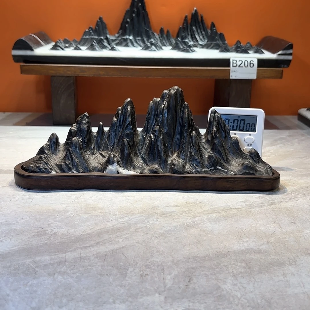 摆件孤***冷灵璧石奇石摆件