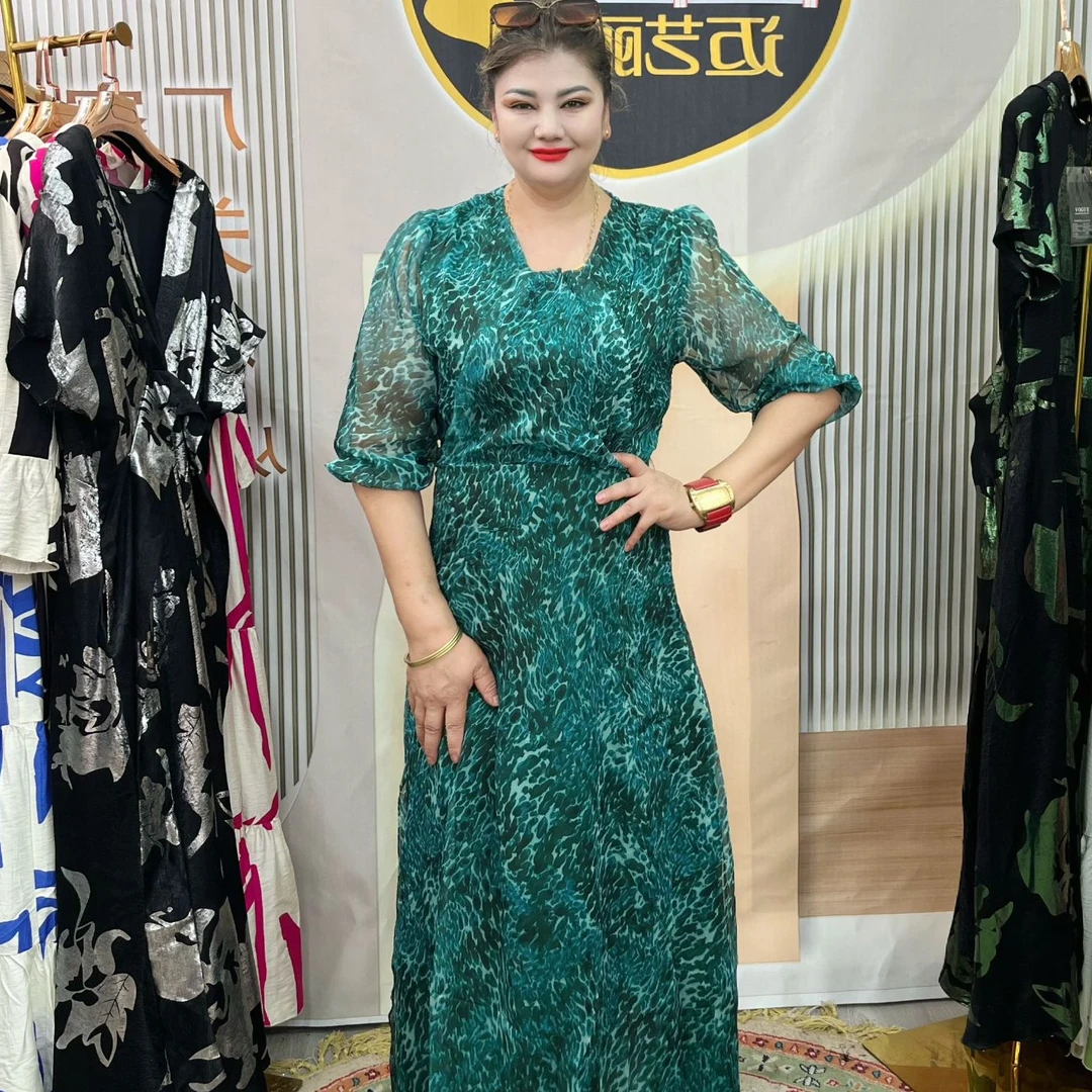 （858）夏季新款气质高贵优雅连衣裙