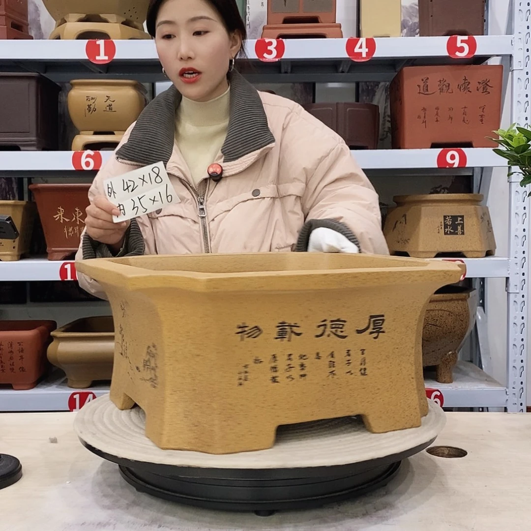 紫砂花盆紫砂花盆