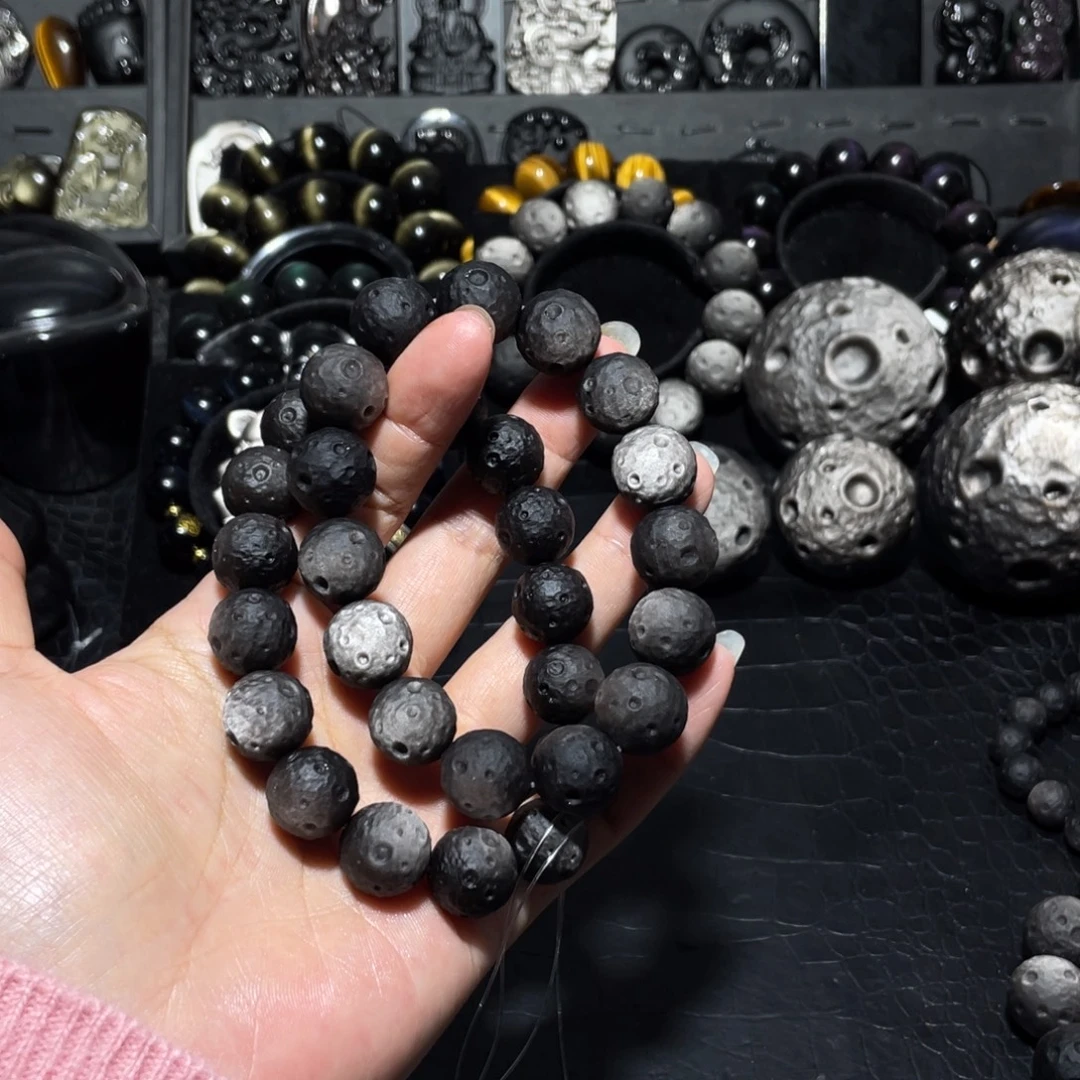 枫***语黑曜岩未镶嵌珠宝奇石