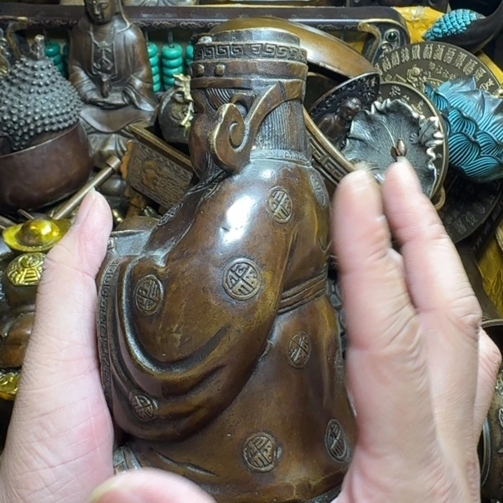 铜器摆件收收藏藏