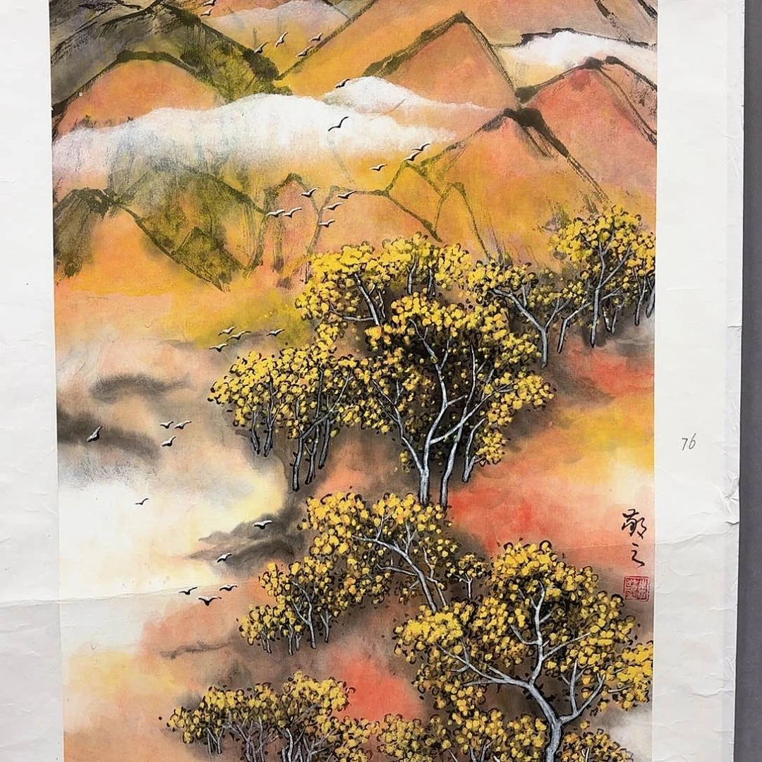 国画国画纯手绘作品请放心去藏