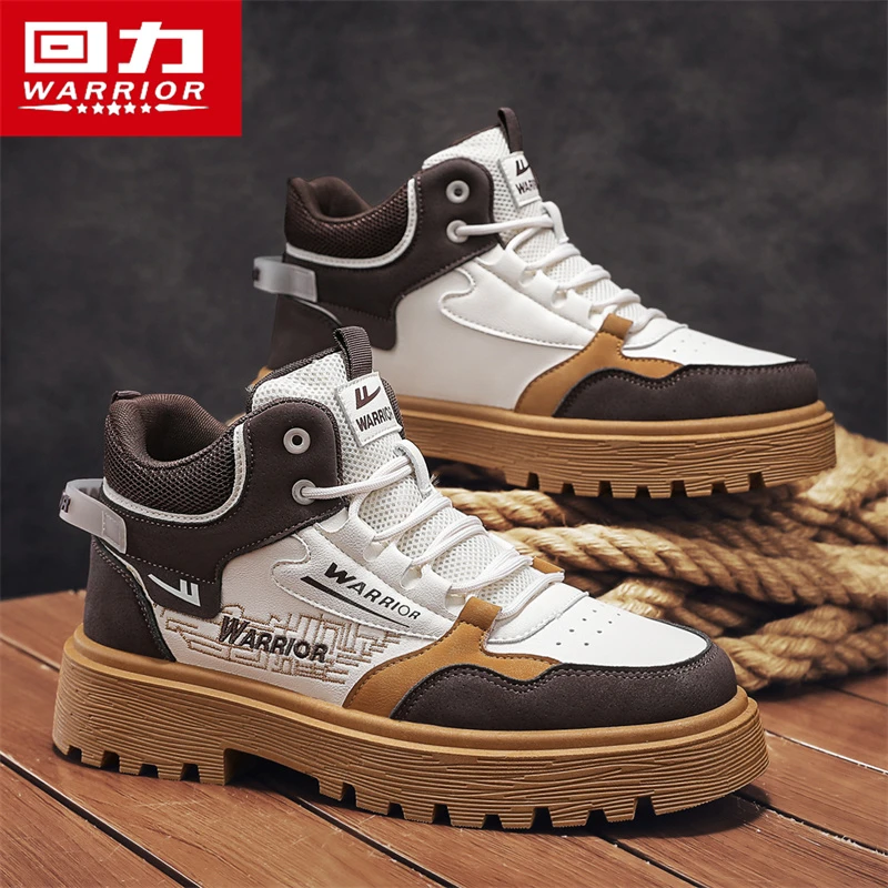 回力马丁靴男鞋2025冬季新款户外工装短靴男款潮流运动登山骑行鞋
