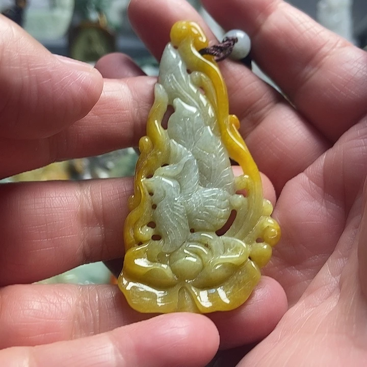 翡翠吊坠(不含链)未镶嵌穆****居