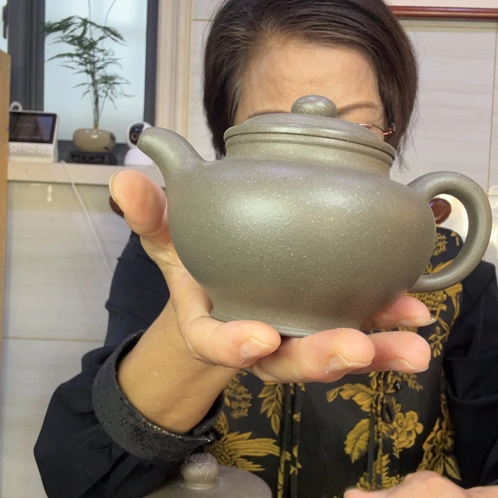 付***出茶壶紫泥天青掇只壶260cc