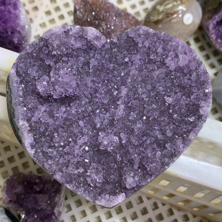 紫晶珠宝半成品未镶嵌