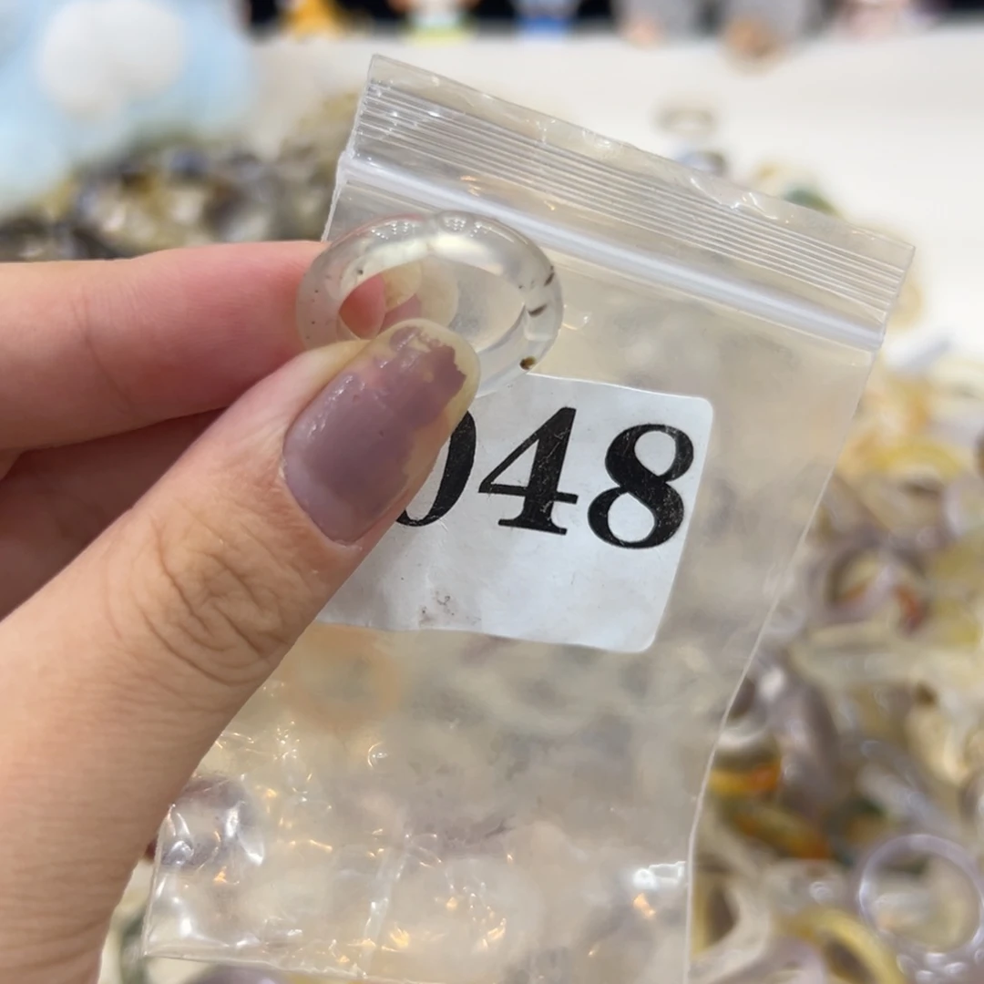 玛瑙/玉髓戒指合金48港15