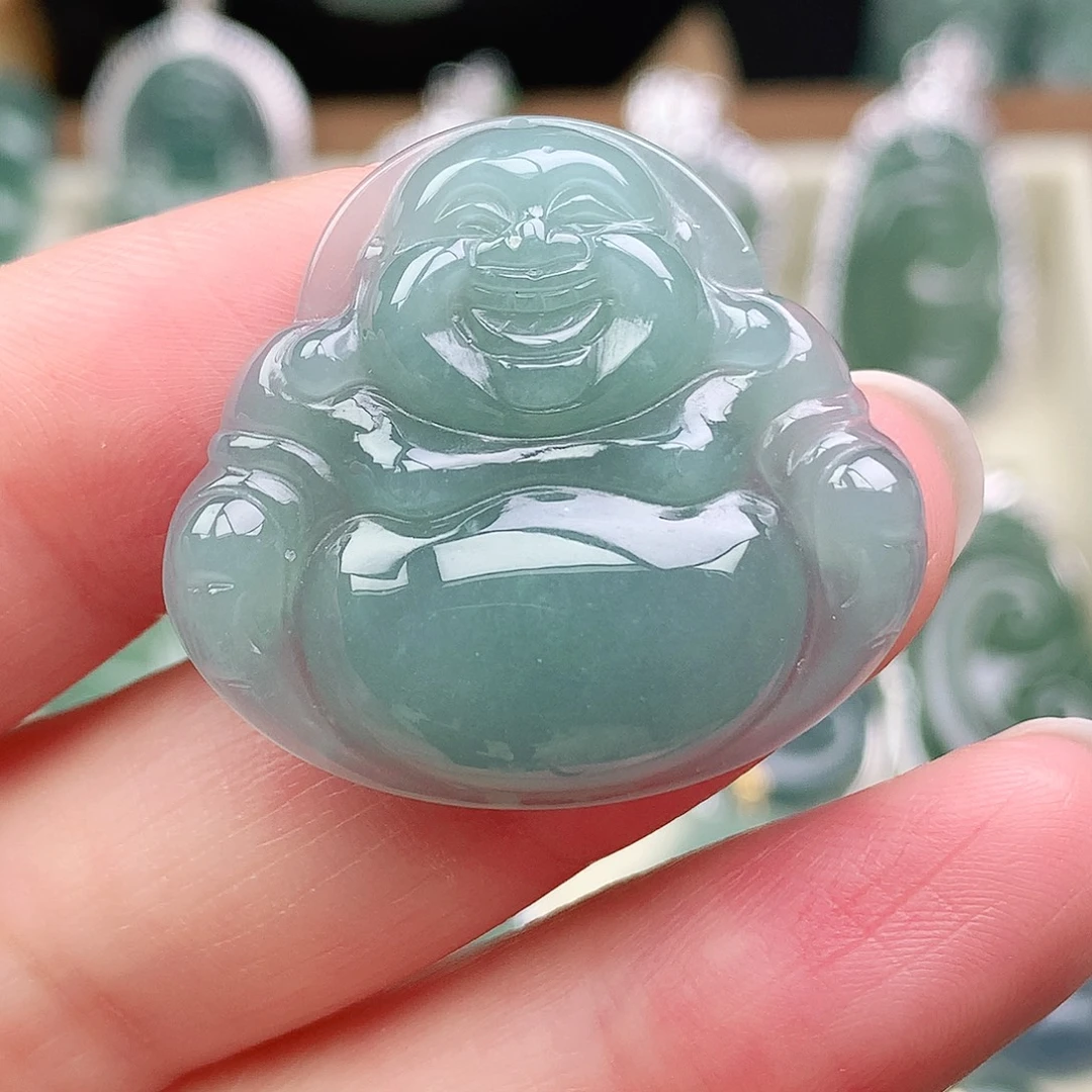 翡翠未镶嵌颈饰吊坠