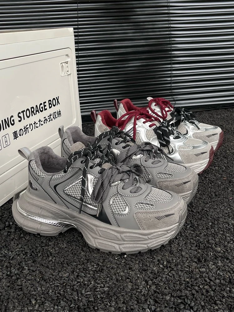 【西藏包邮】XGXC格雷穿搭厚底真皮老爹鞋-XG2697棉里