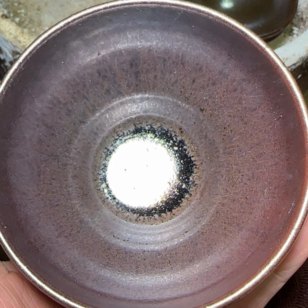 柴烧建盏茶盏茶杯419