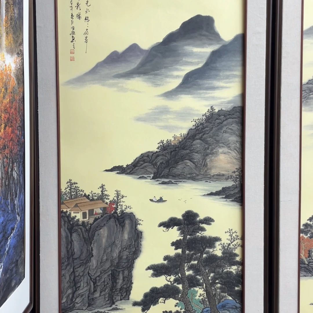 国画手绘国画，精品山水，