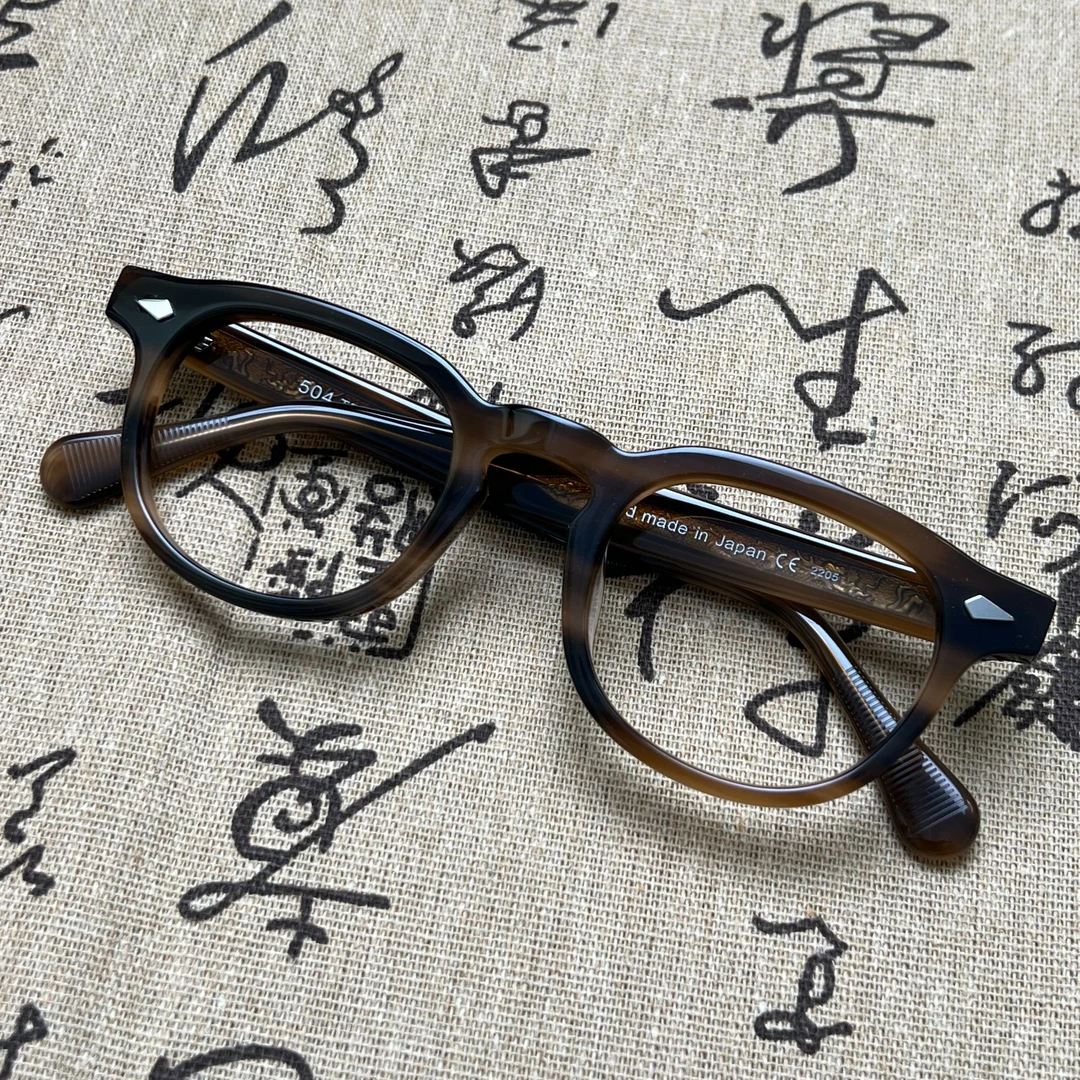 手工板材龙纹插芯眼镜框复古美式镜架可配近视
