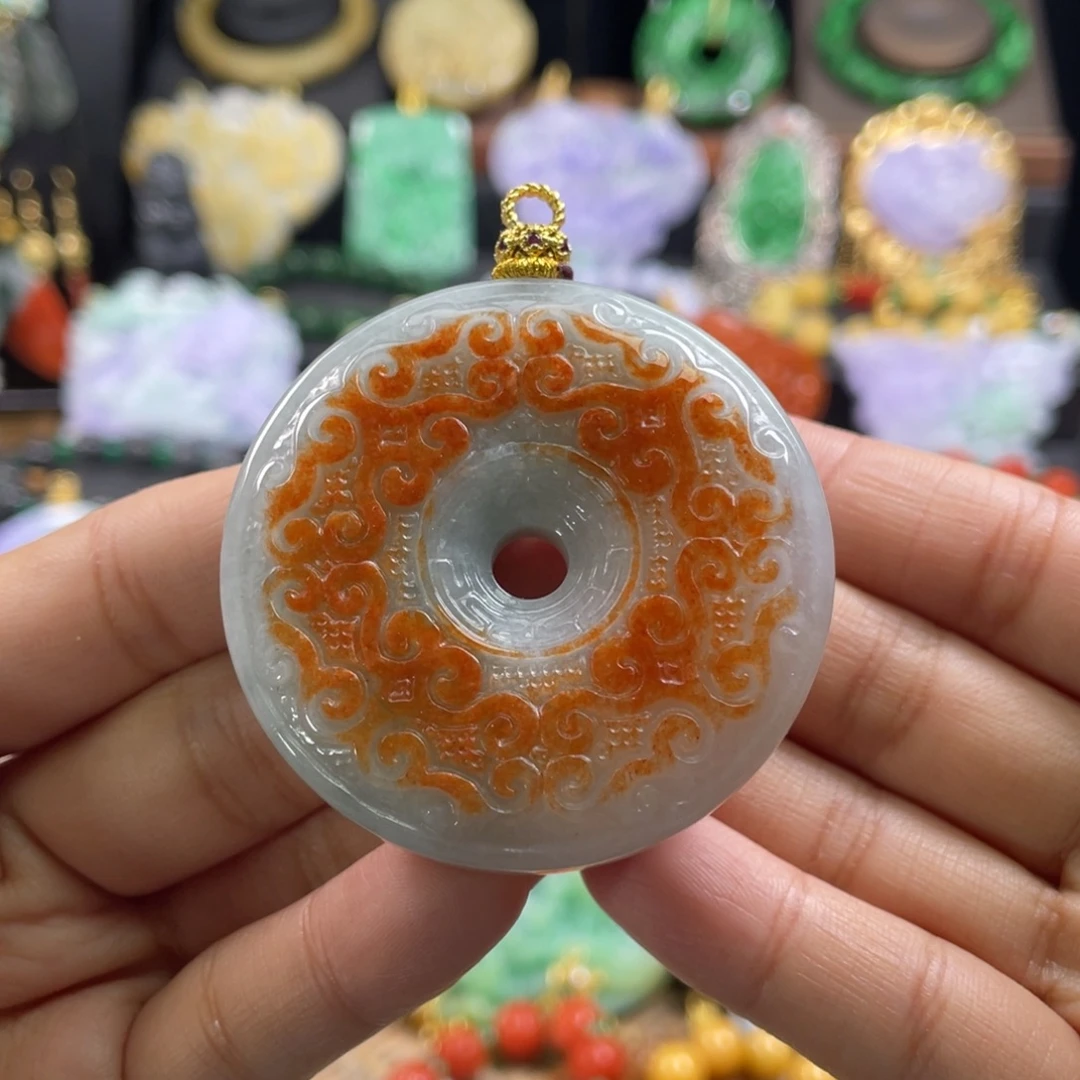 若***ｯ翡翠未镶嵌颈饰代编织