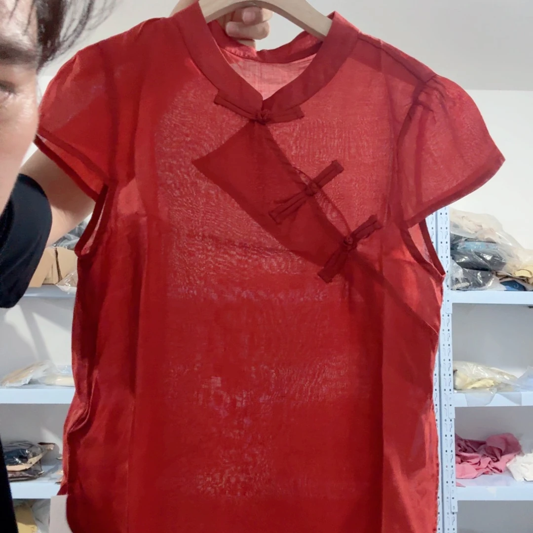 5167红色新款时尚简约