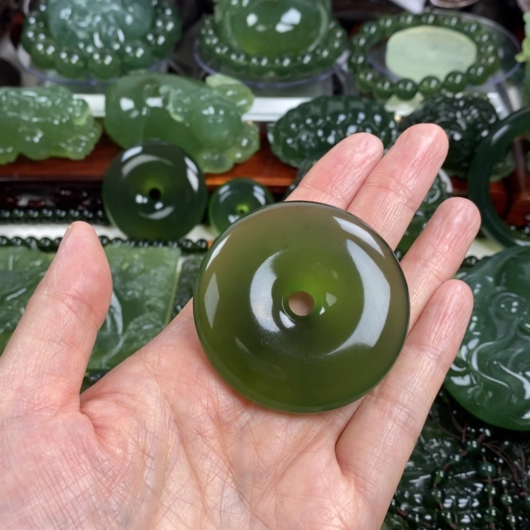 二***冲岫玉未镶嵌挂件挂件