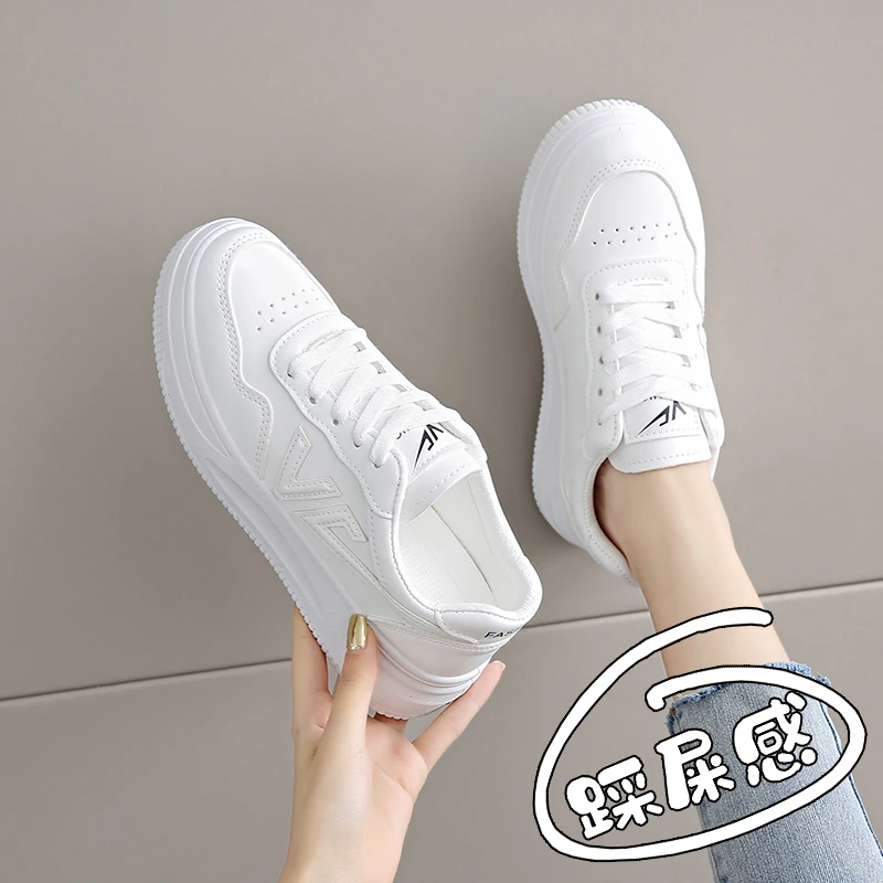踩屎感小白鞋女2025春夏季新款小码不累脚孕妇运动鞋百搭休闲板鞋