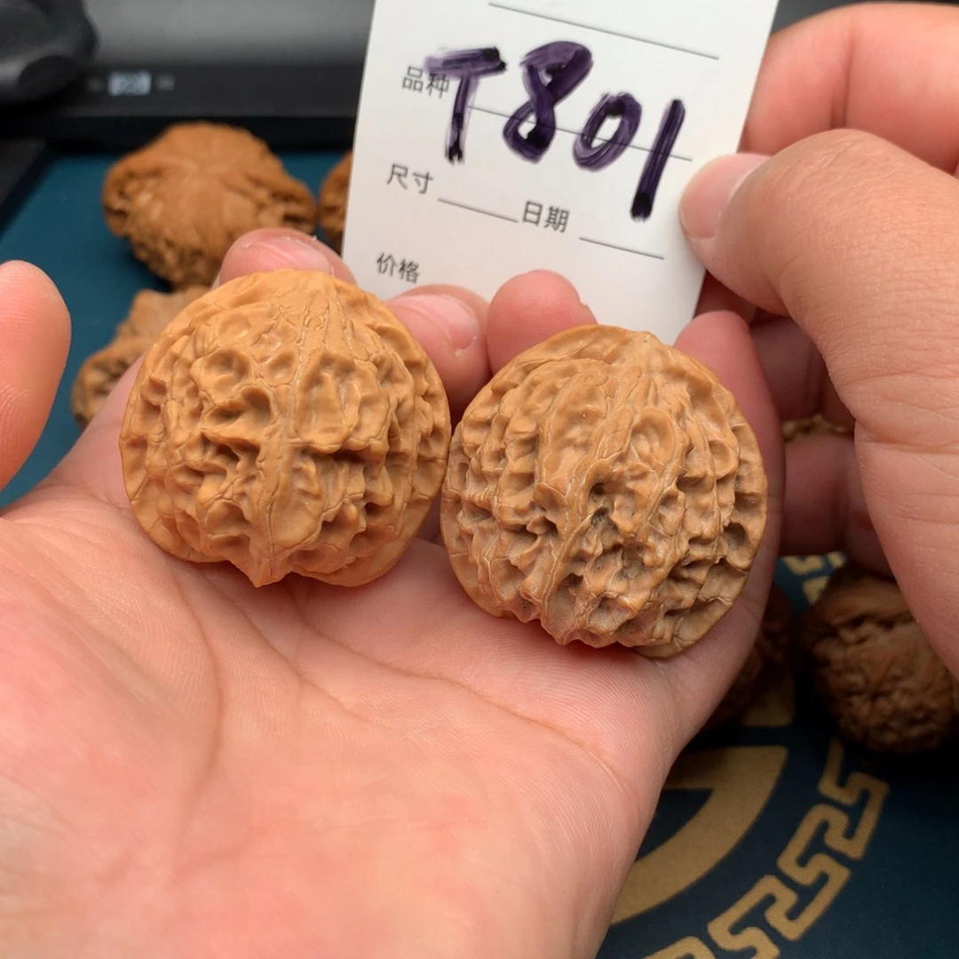 文玩核桃把件宁苹果 送