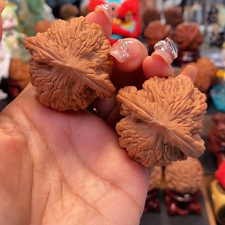 吊坠文玩核桃45全品堂虎