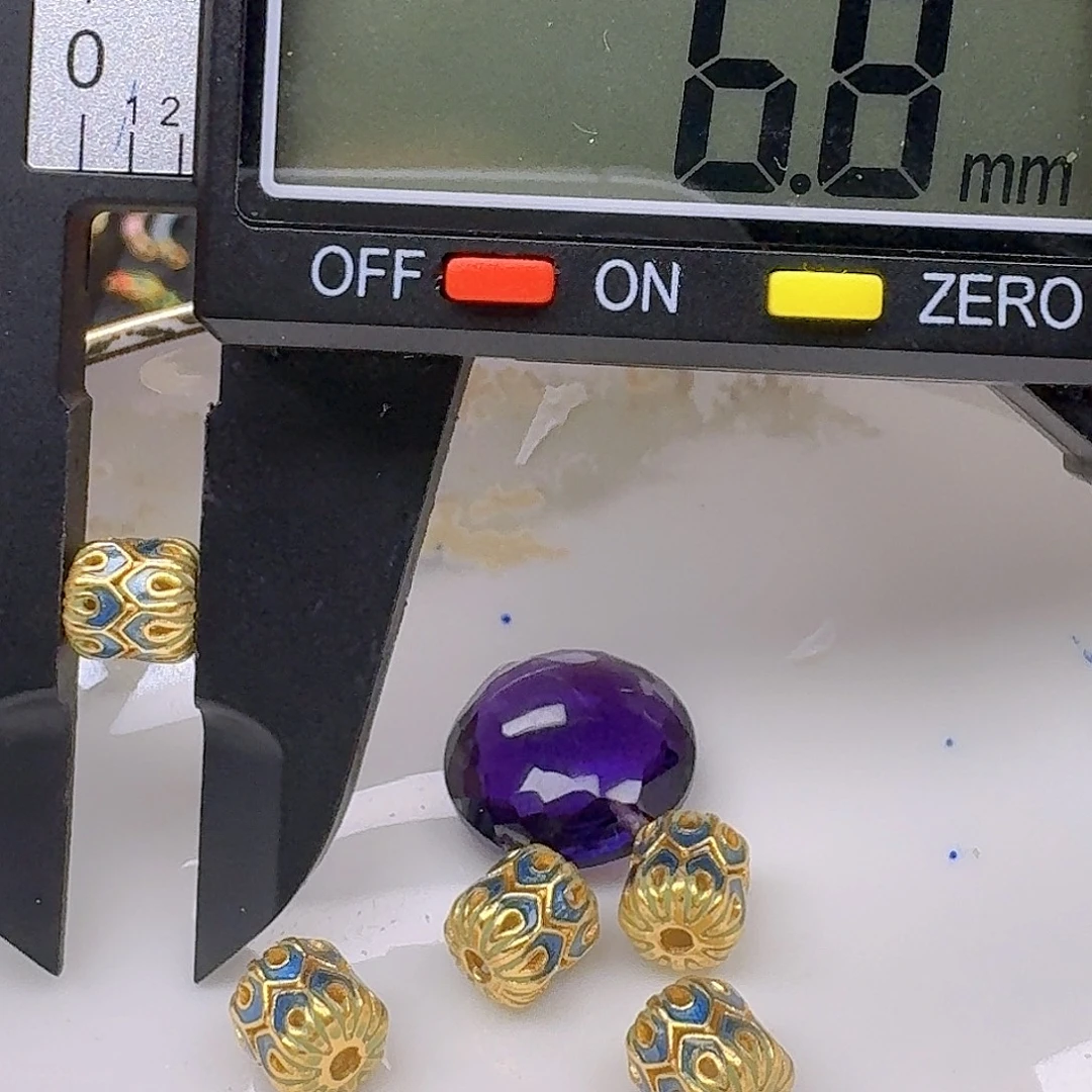 银S925镶嵌紫晶颈饰紫水晶925镶嵌88
