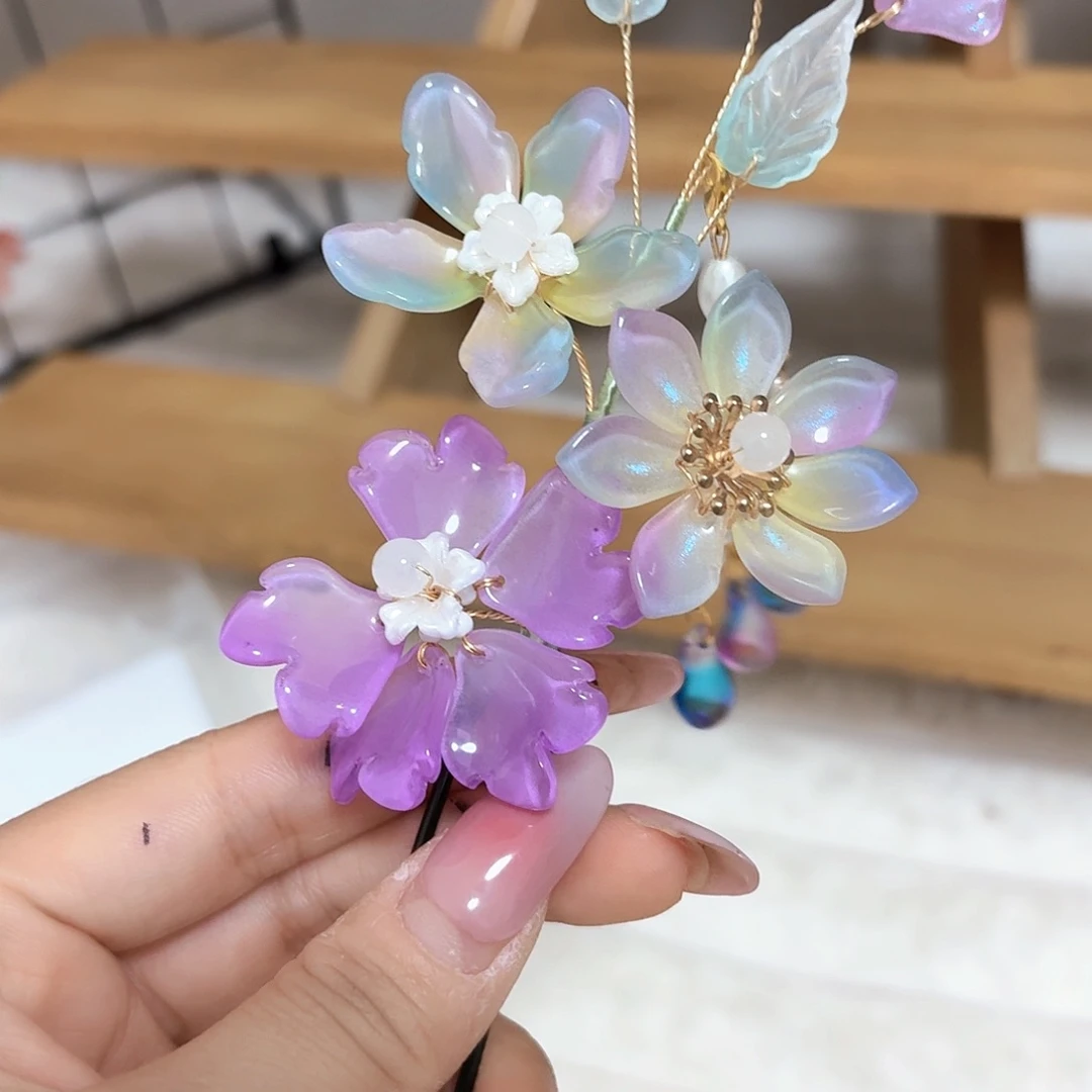 铁合金仿水晶古风发簪秒杀闪购