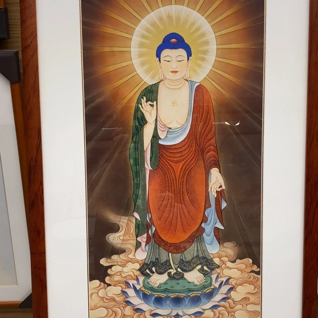 大***龙版画阿弥陀佛菩萨阿弥陀佛