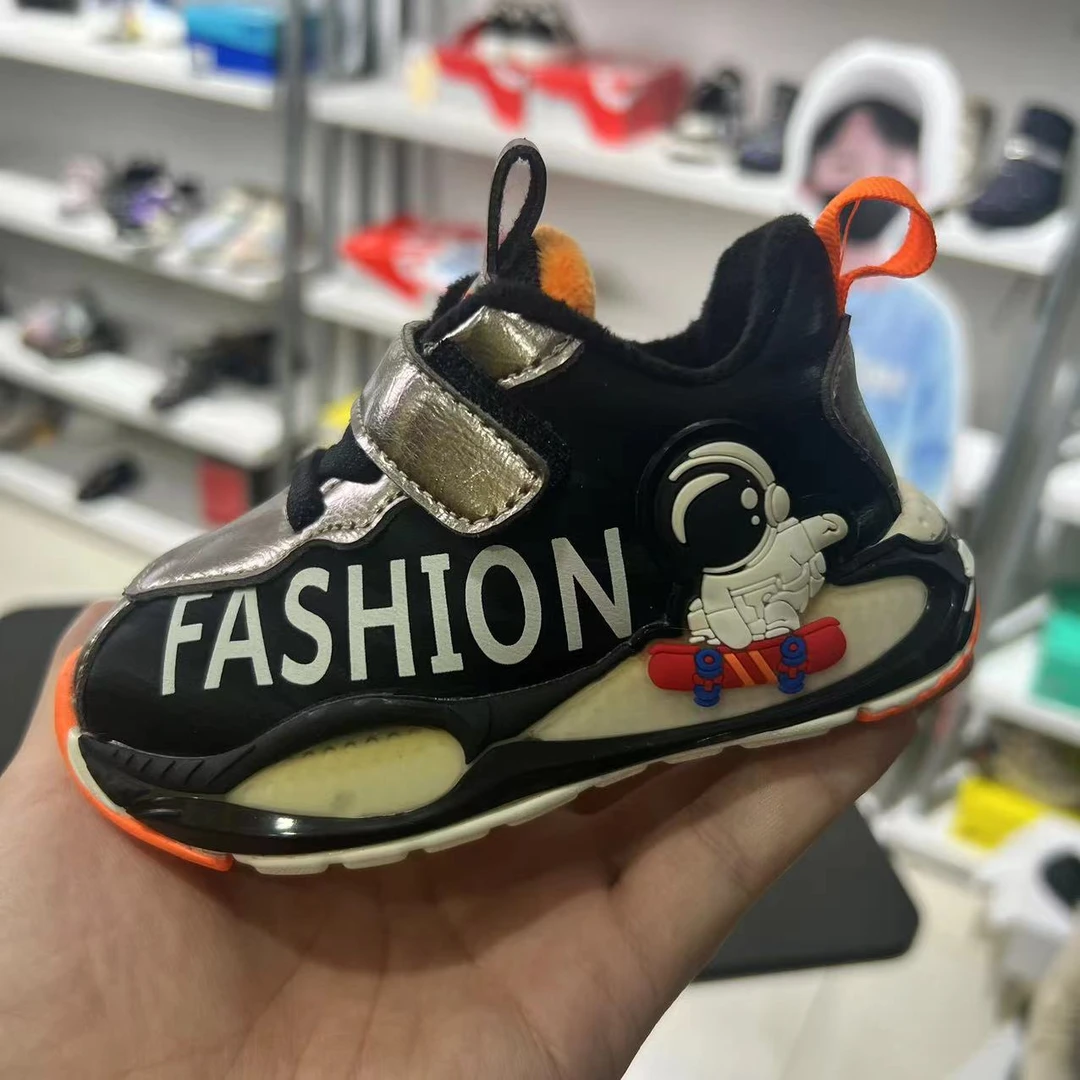 【新疆包邮】252006秋冬新款男女童二棉运动鞋软底