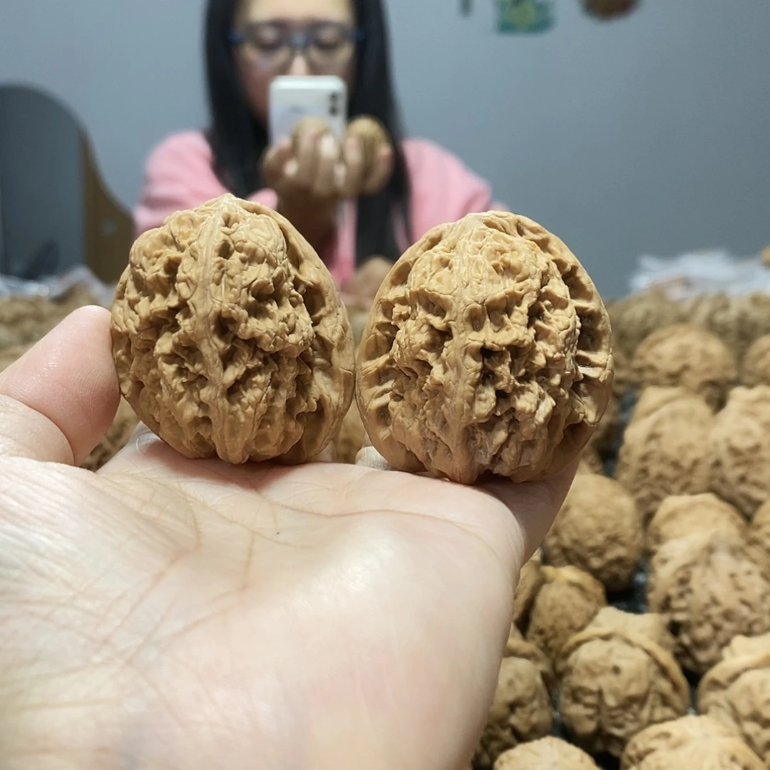 吊坠文玩核桃将军膀40+黄尖