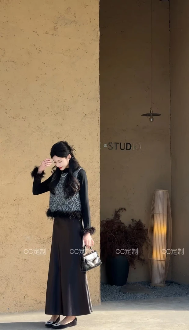 清仓专属 CC定制【首尔日落】马甲上衣