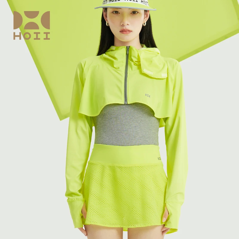 HOII/后益防晒紫外UPF50+美肌户外运动短款出行时尚网眼透气裤裙